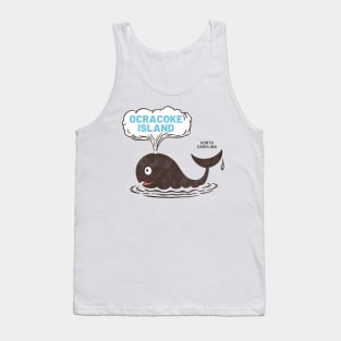 Ocracoke Island, NC Summertime Vacationing Whale Spout Tank Top